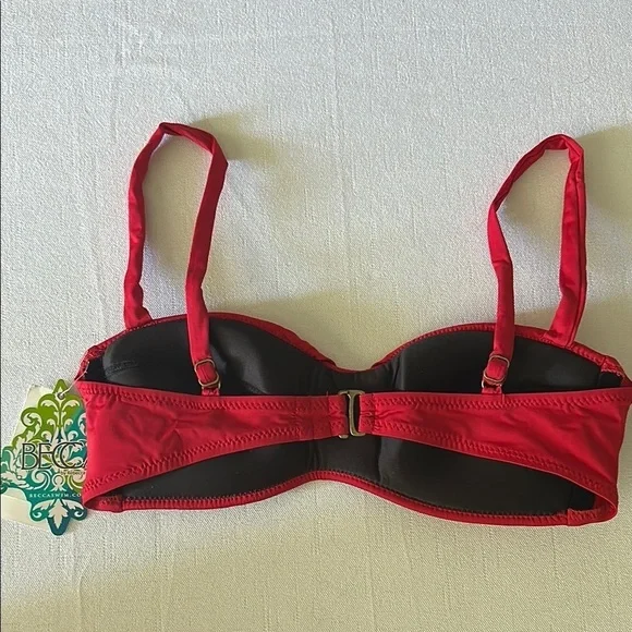 BECCA Red Bikini Top - Picture 5 of 6